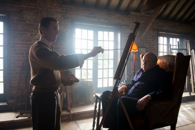 John Lithgow as Winston Churchill.
