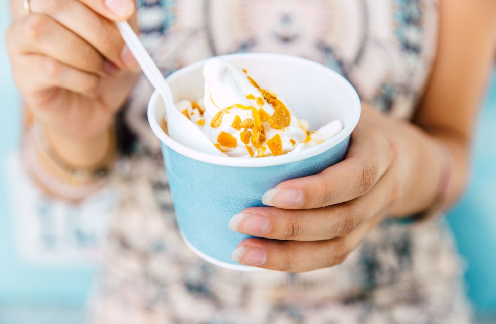 Live the sweet life with milk-and-honey soft-serve. 