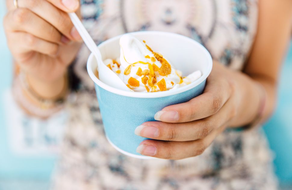 Live the sweet life with milk-and-honey soft-serve.