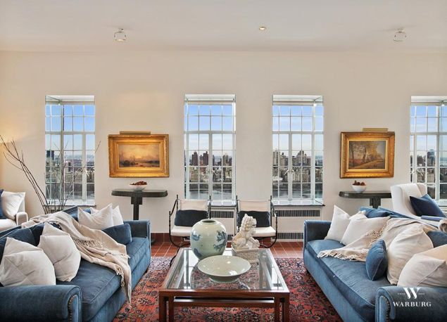 The penthouse occupies the top two floors of the El Dorado.