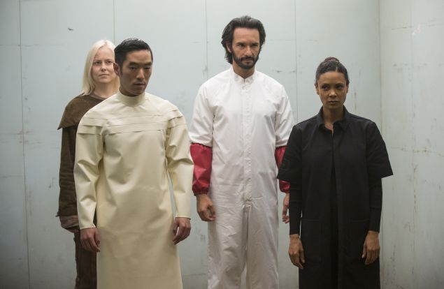 Ingrid Bolso Berdal as Armistice, Leonardo Nam as Felix Lutz, Rodrigo Santoro as Hector and Thandie Newton as Maeve.