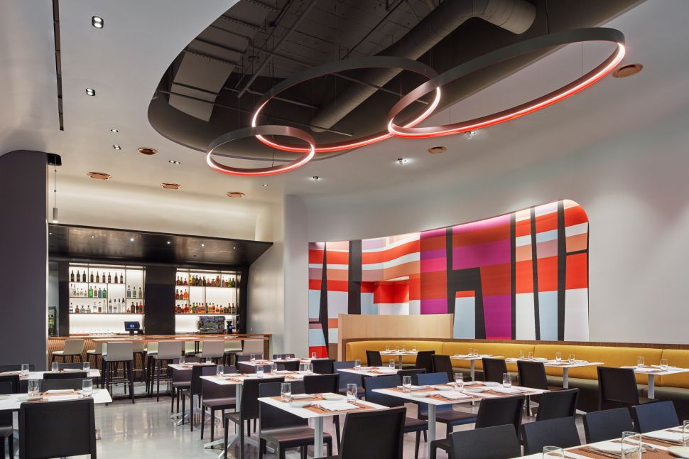 Drago Ristorante is modern and transporting.