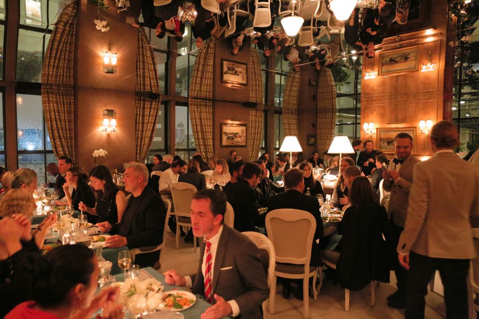 The dining room at Caviar Kaspia Spring Place.