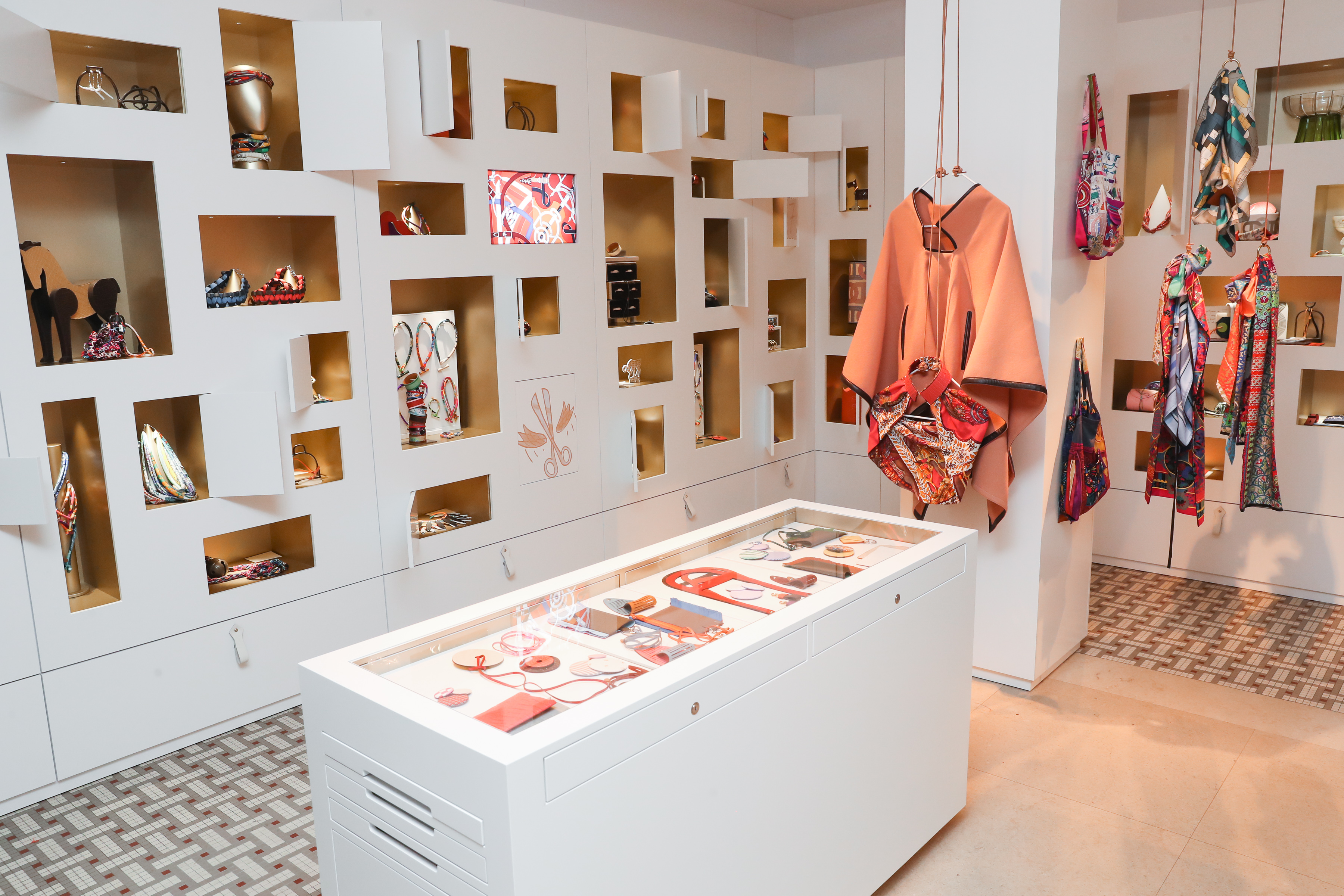 petit h's holiday factory at Hermès Madison Avenue.