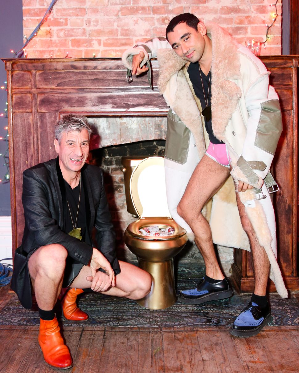 Maurizio Cattelan, Nicola Formichetti.