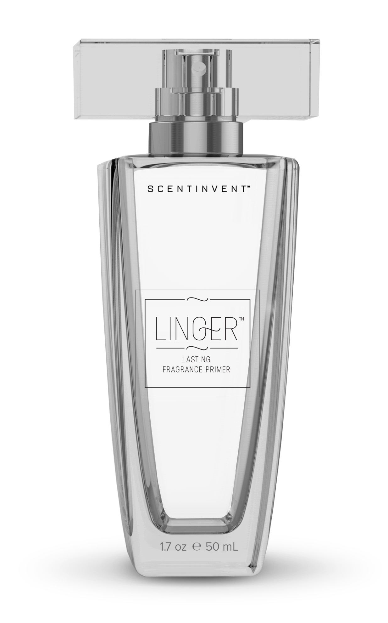 Bottle of Linger fragrance primer.