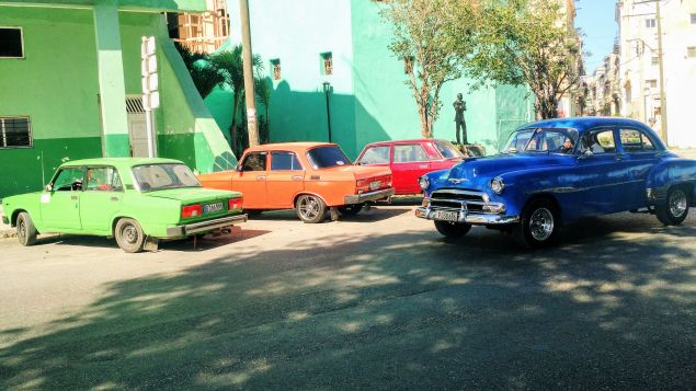 Near the waterfront in south Havana.