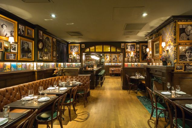 The Chumley's dining room