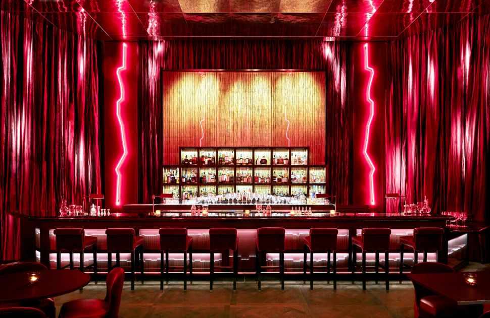 The bar at CUT New York