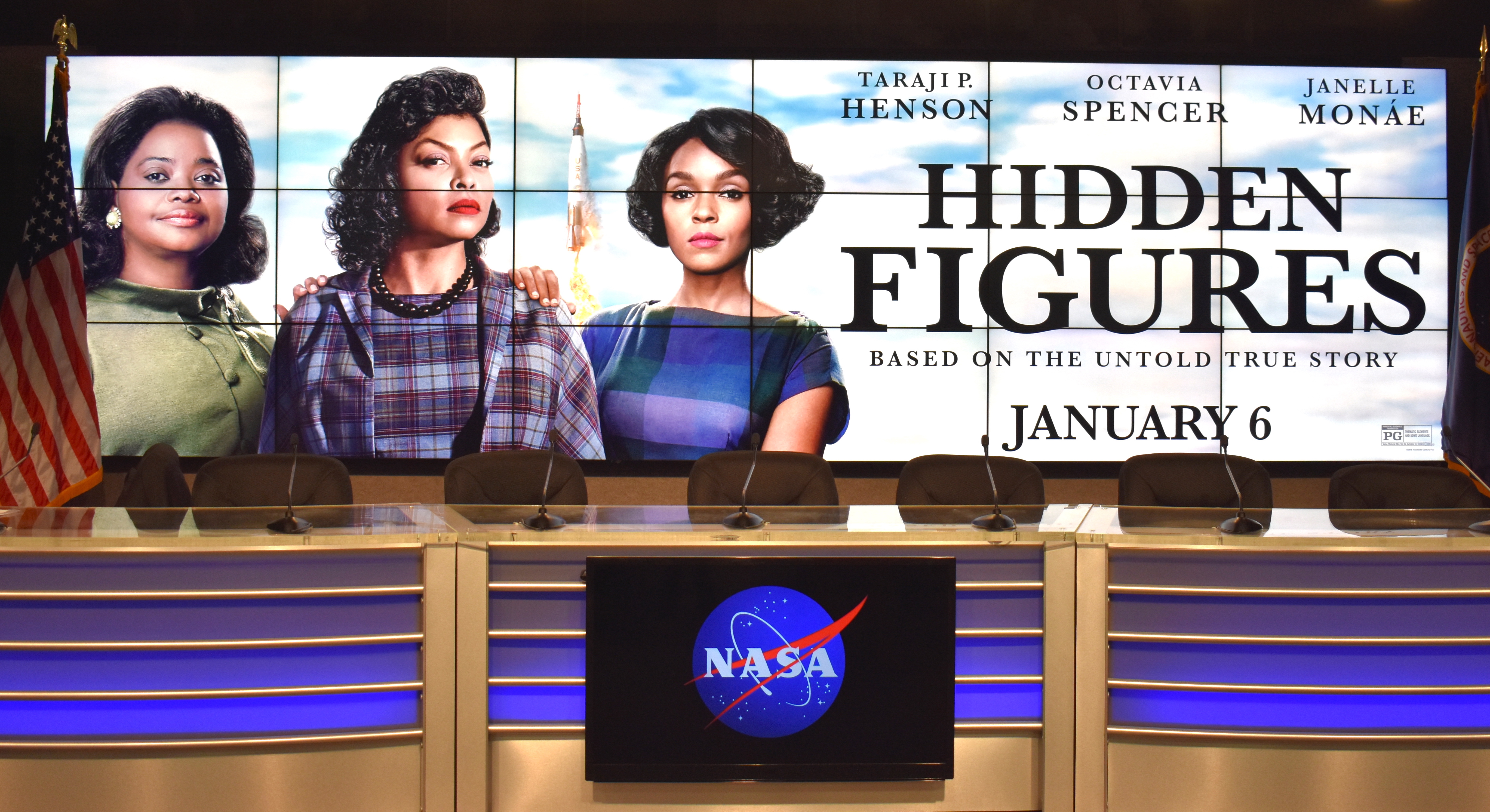 NASA’s media center features Hidden Figures.