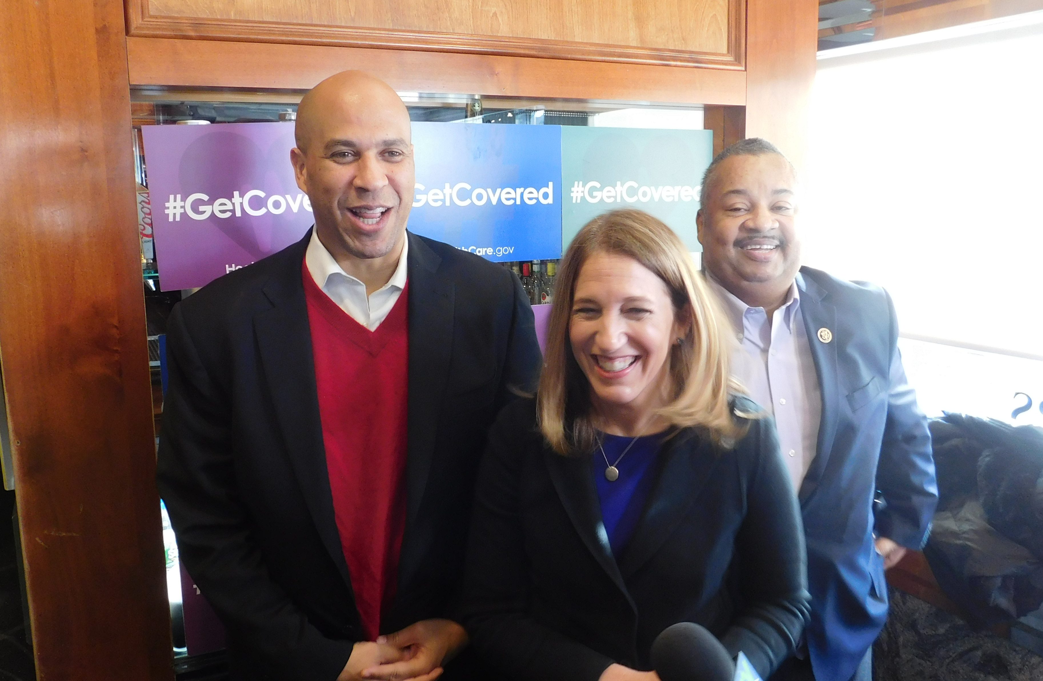 Booker, Burwell and Payne at the Tops Diner in East Newark.