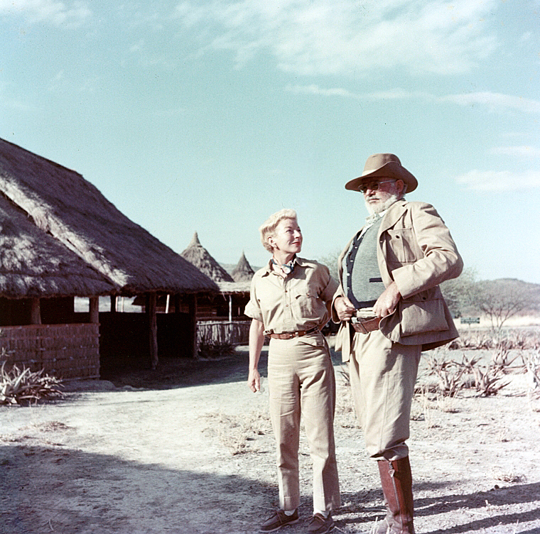 Ernest and Mary Hemingway on safari in Africa, 1953-1954.