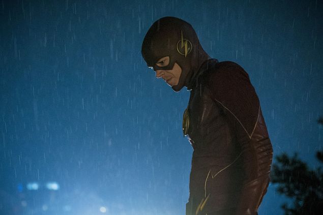 Grant Gustin as The Flash.