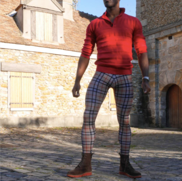 Plaid meggings by Meggingsman