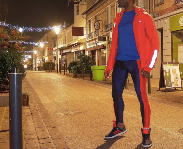 Blue and red meggings by N2N Bodywear