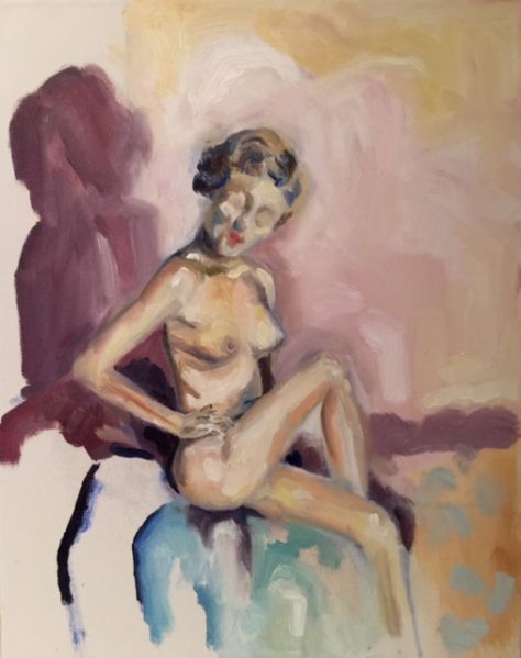 One of the nudes in Pin-Up Triptych.