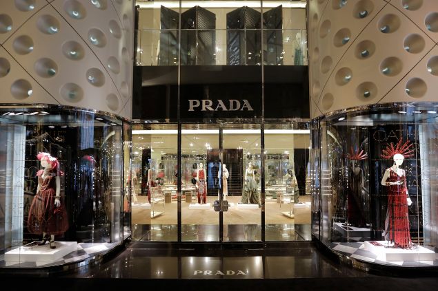 Prada storefront