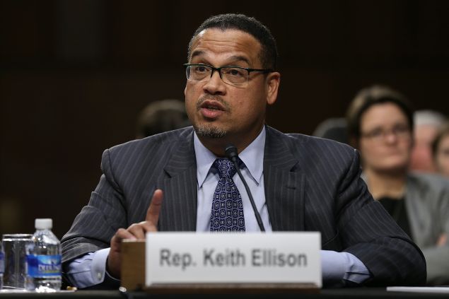 Rep. Keith Ellison (D-MN) testifies before the Senate Judiciary Committee's Constitution, Civil Rights and Human Rights Subcommittee December 9, 2014 in Washington, DC.