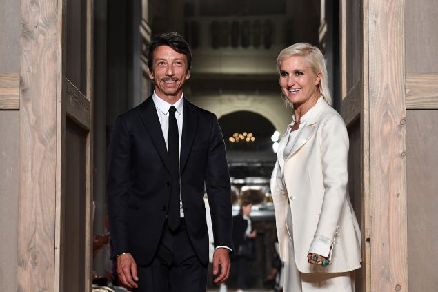Pierpaolo Piccioli and Maria Grazia Chiuri.