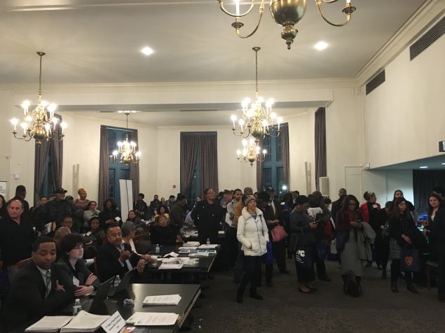 Minority- and women-owned businesses at an MWBE open house in the Bronx organized by the city's MWBE Office and the Department of Small Business Services.