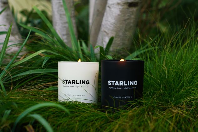 Starling Project Juniper and Currant scents.