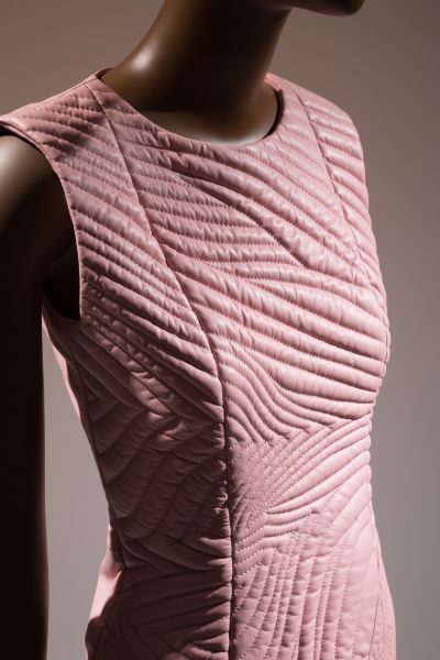 Leather dress by Mimi Plange