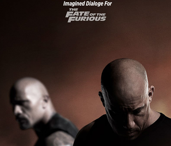 Dwayne Johnson as Luke Hobbs and Vin Diesel as Dominic "Dom" Toretto.