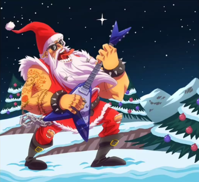 Gnarly 'Ol Saint Nick.
