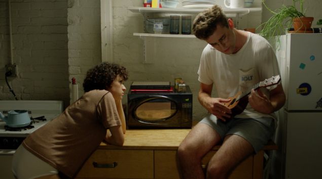 Alia Shawkat as Dory and John Reynolds as Drew.