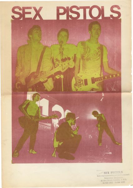 One page from Kugelberg's Anthology Editions release, "God Save Sex Pistols"