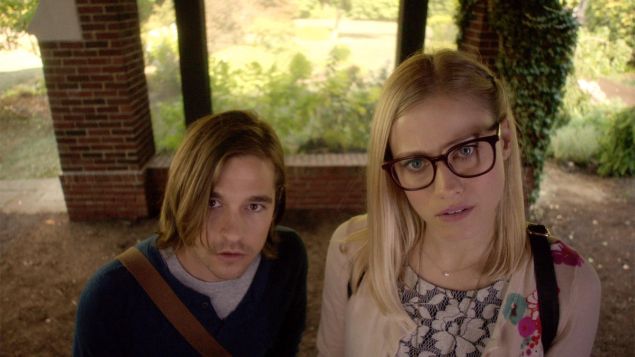 Jason Ralph and Olivia Taylor Dudley in The Magicians.