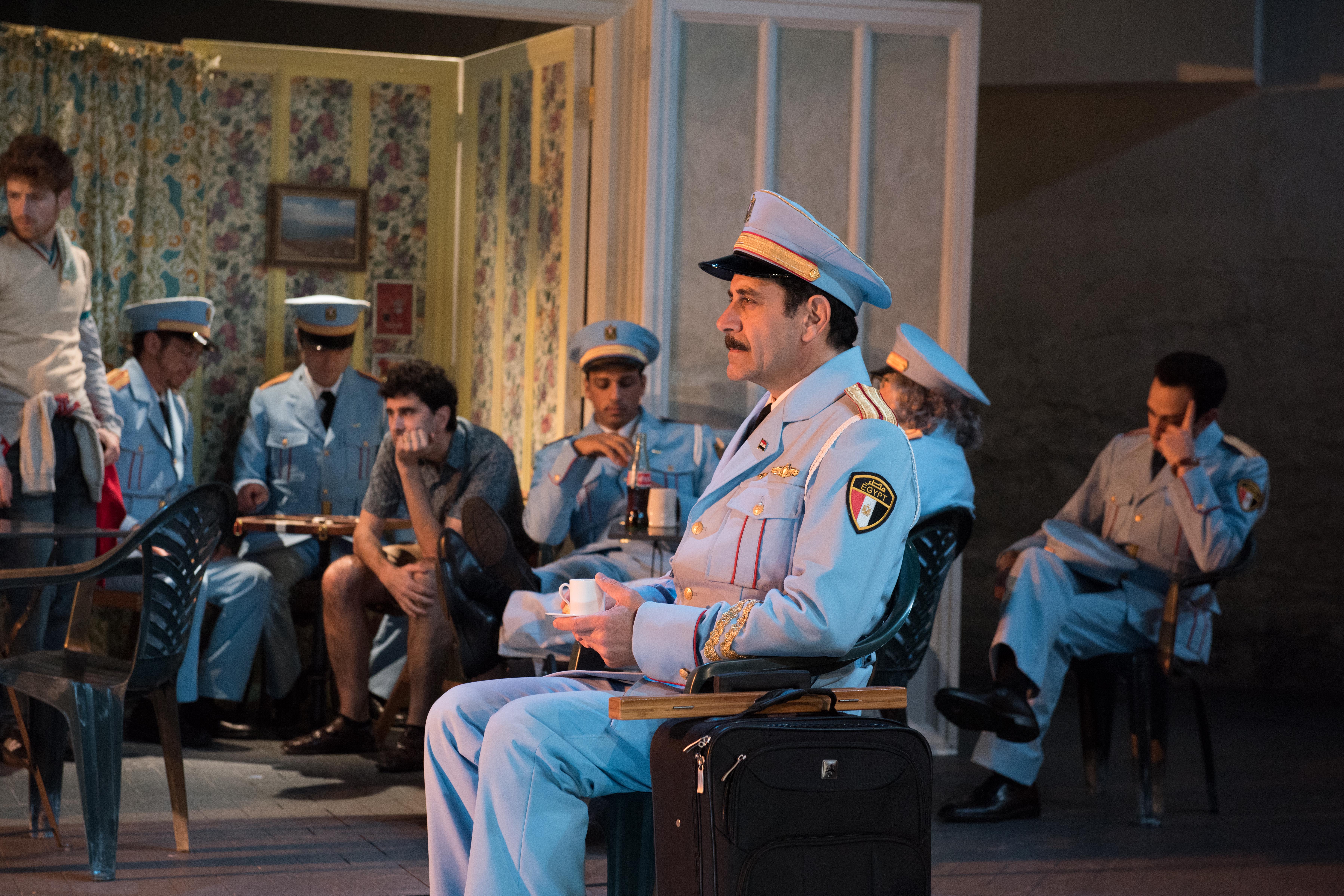 Tony Shalhoub as Tewfiq in The Band's Visit. 
