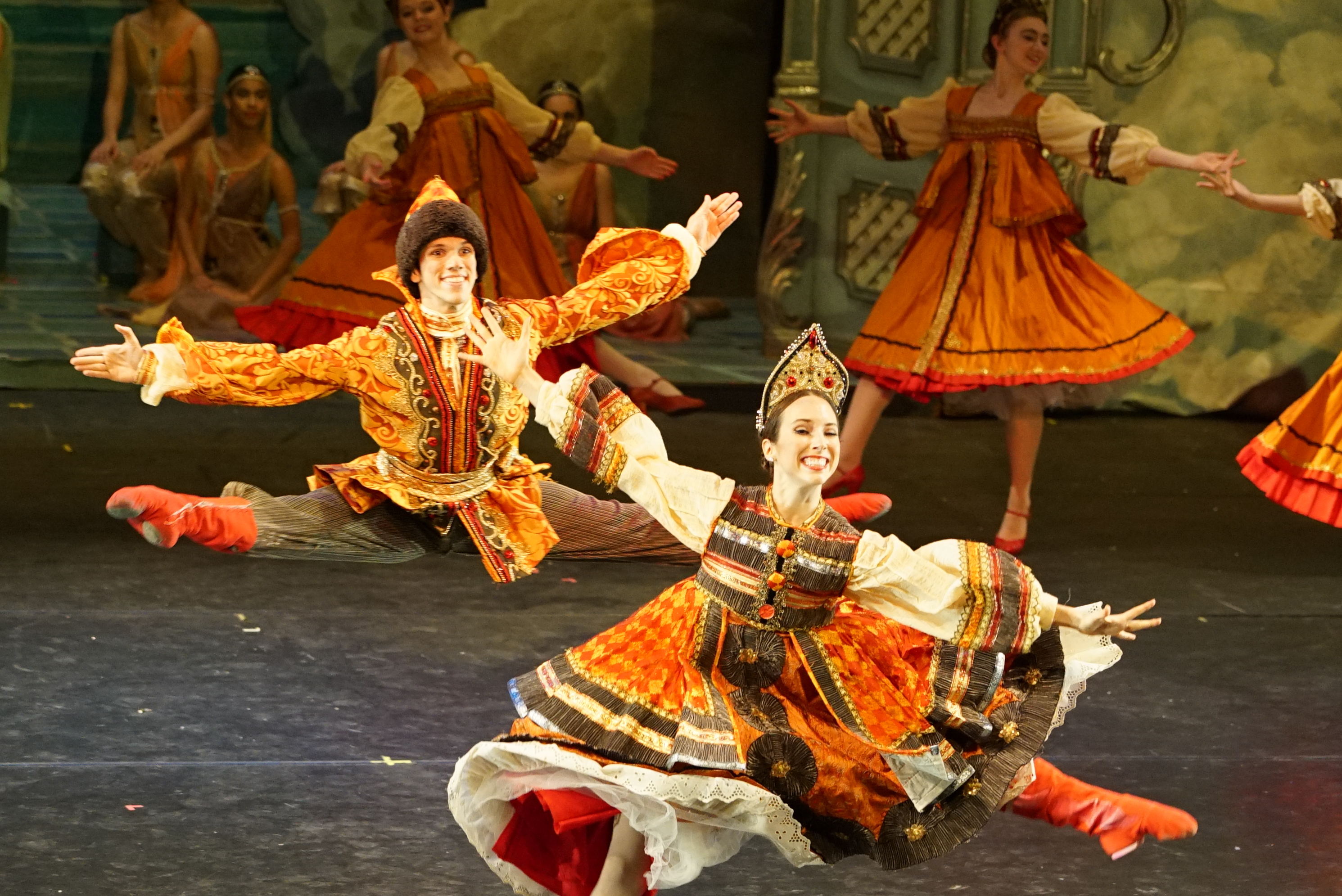 Russian dance with Katrina Crawford and Anderson Souza.