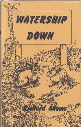 Cover of Watership Down's first edition.