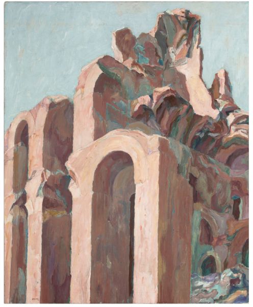 Philip Pearlstein's Roman Ruin (1961).