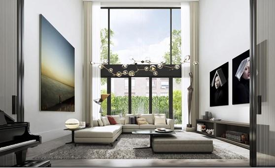 A rendering of the townhouse Billy Bush sold.