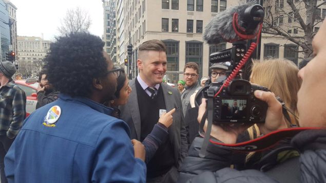 The moment right before Richard Spencer became an internet meme.