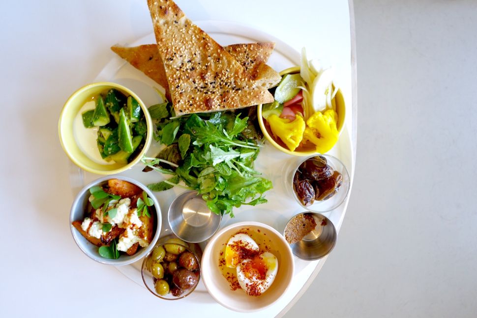 The "Turkish-ish" breakfast at Kismet is a bright and balanced meal.