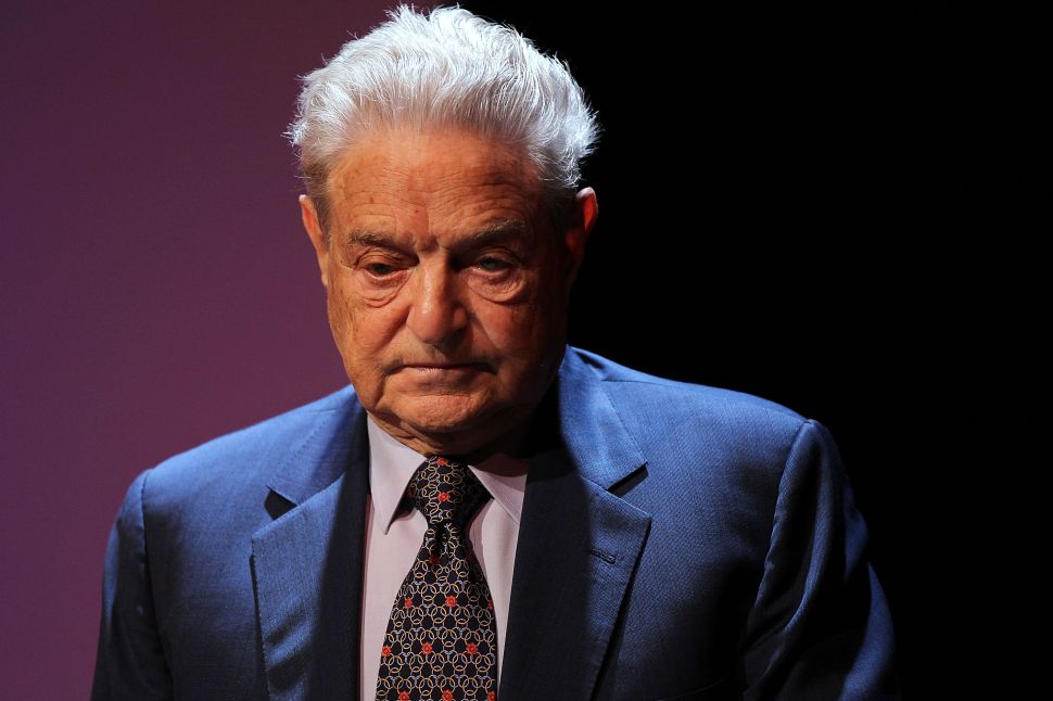 George Soros on August 19, 2010 in New York City.