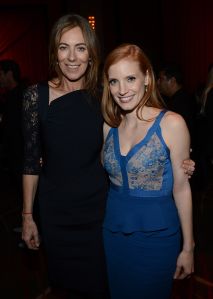 Perhaps Bigelow is taking a cue from 'Zero Dark Thirty' star Jessica Chastain.