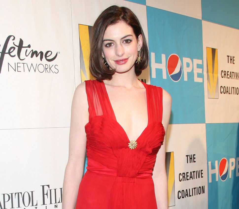 WASHINGTON - JANUARY 20: Actress Anne Hathaway attends the Creative Coalition's 2009 Inaugural Ball at the Harman Center for the Arts on January 20, 2009 in Washington, DC.
