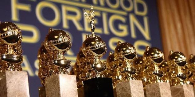 The statues for the 2017 Golden Globes.