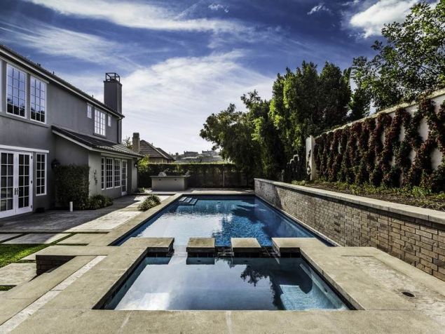 It's located in a gated community.
