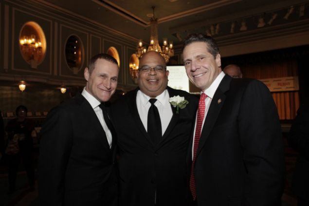 Rob Speyer, John Banks and Gov. Andrew Cuomo.