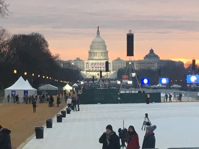 The National Mall and Capitol.
