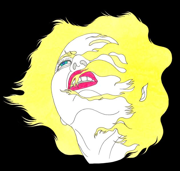 A still from Keiichi Tanaami's Crayon Angel.