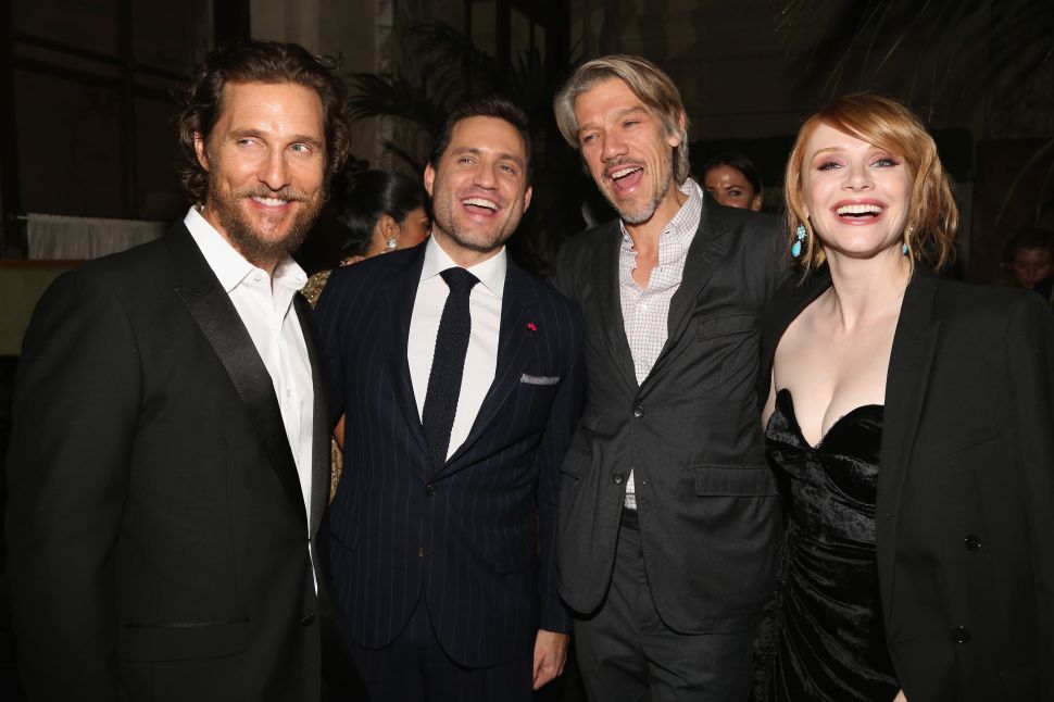 Matthew McConaughey, Edgar Ramirez, Stephen Gaghan, Bryce Dallas Howard.