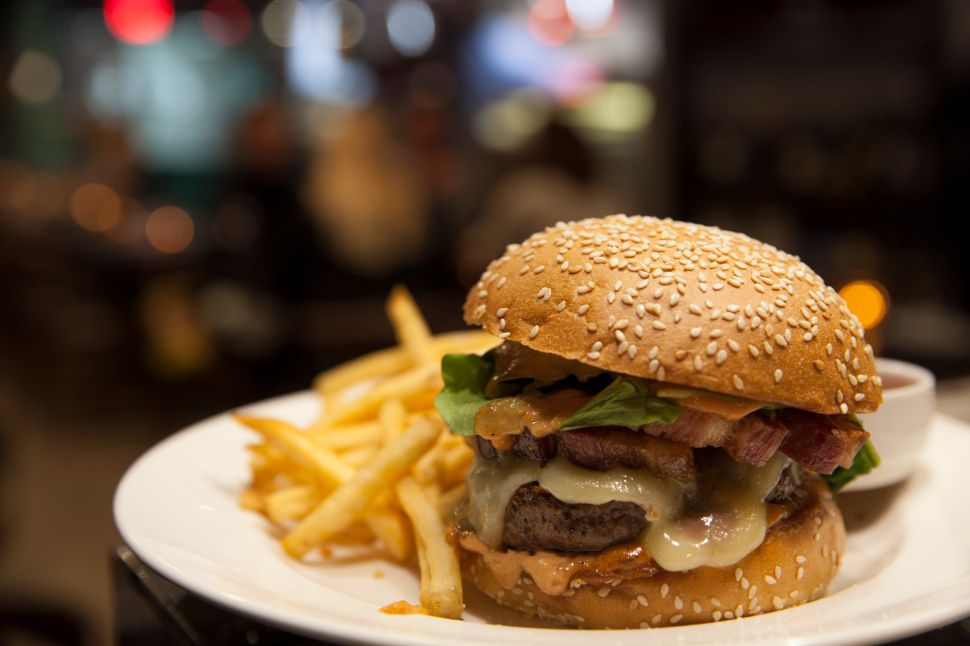 The bacon cheeseburger at Margo's is made with dry-aged beef.