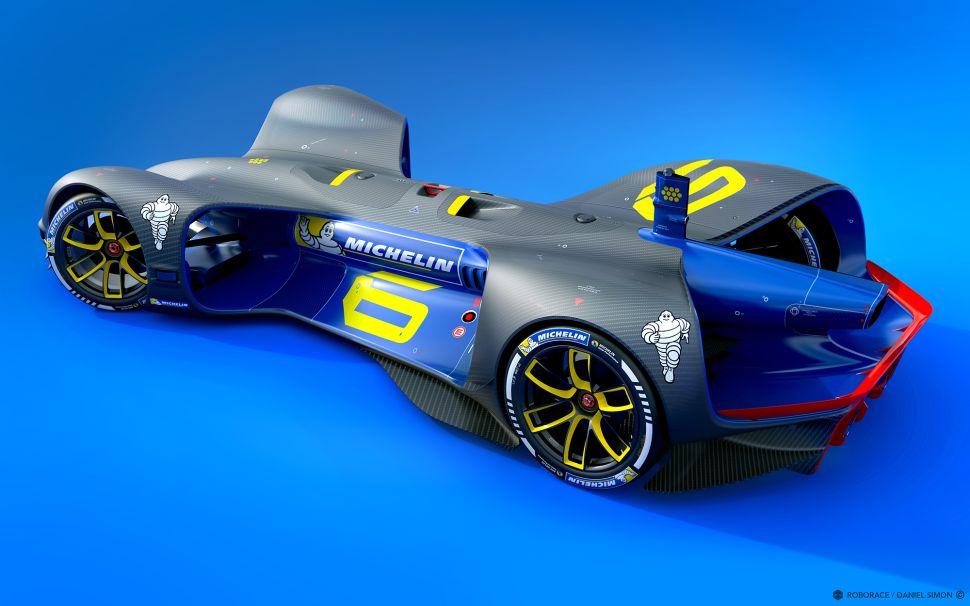 The autonomous vehicle motorsport startup Roborace recently announced a partnership with Michelin.