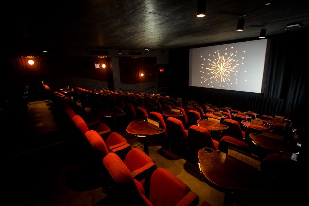 The Nitehawk Cinema theater in Williamsburg, Brooklyn.